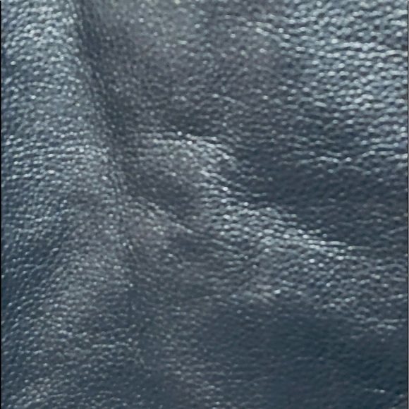 🌟3xHP🌟2010 Guess Black Pebbled Leather Zipper Jacket L - Picture 16 of 16